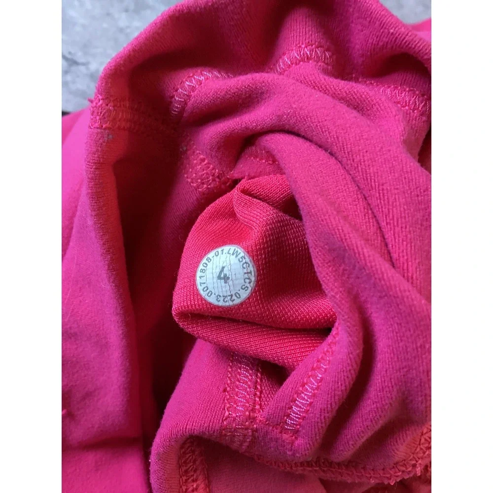 Lululemon Align High Rise Pant 25 Pink Nulu Yoga Leggings Size 4 LW5CTCS